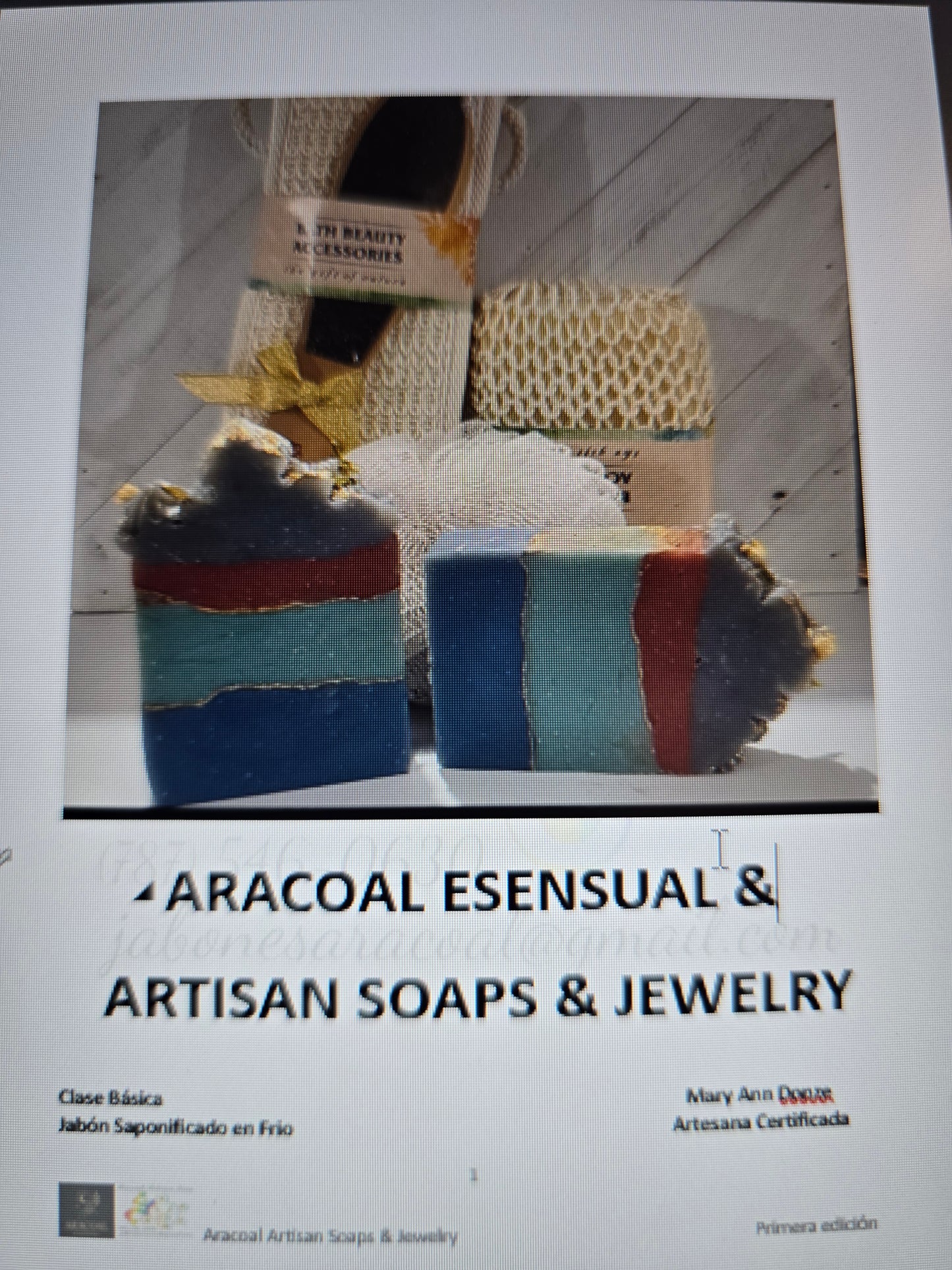 MANUAL COMPLETO PARA CURSO DE JABONES SAPONIFICADO EN FRIO