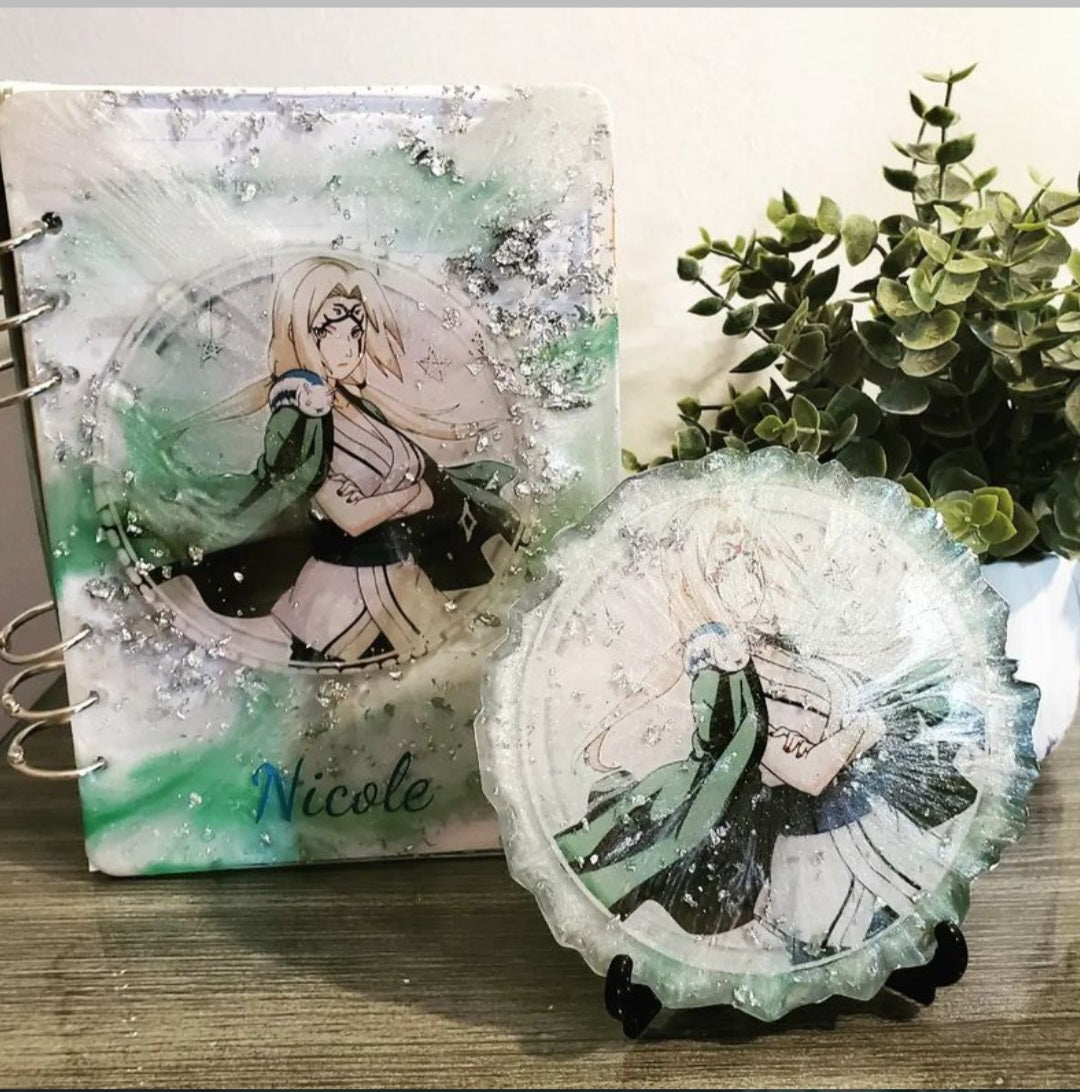 Resin agendas Anime and coaster