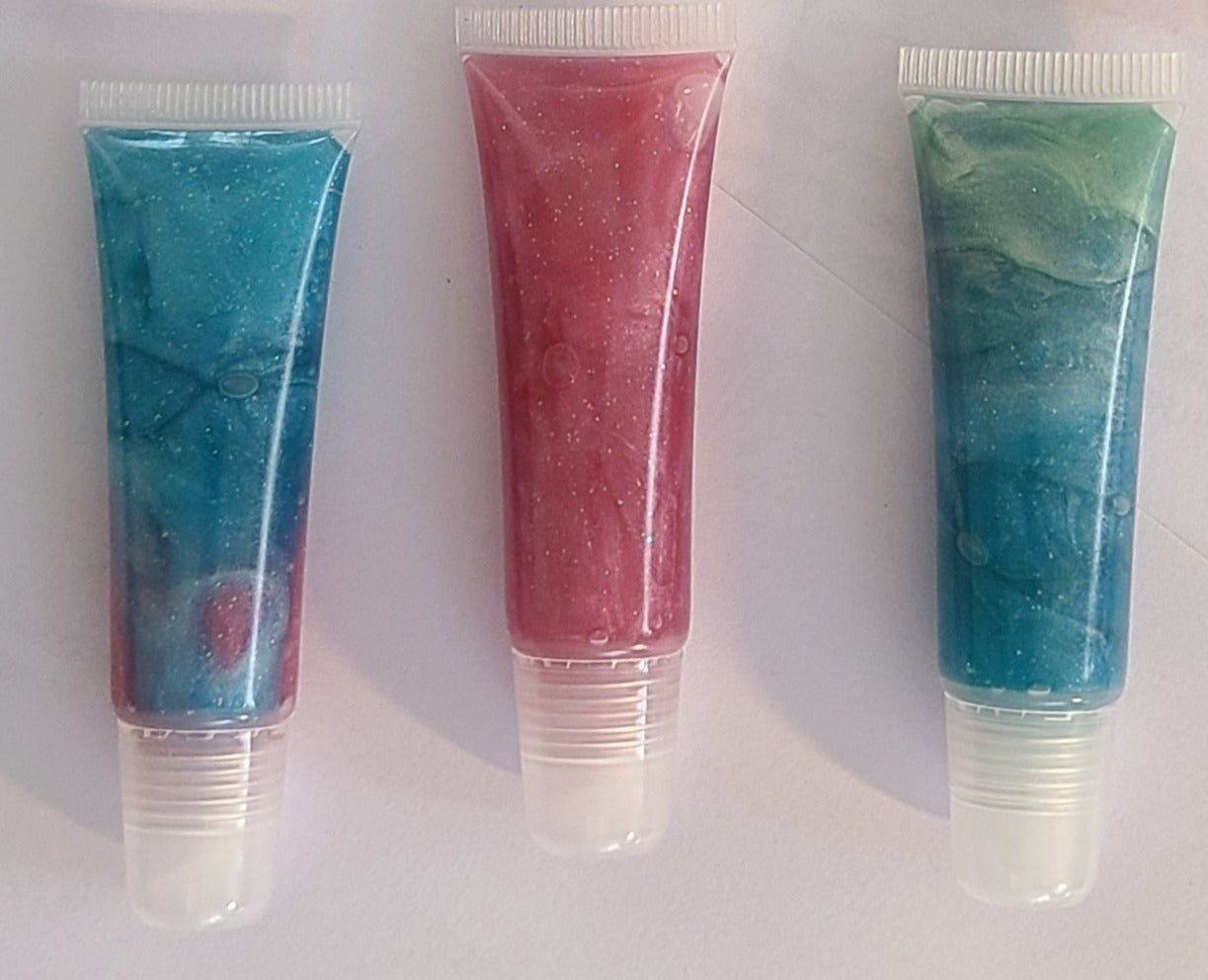 Tubito brillo labial 2 tonos